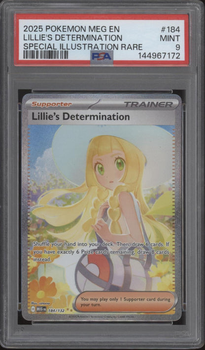 Lillie's Determination Pokemon Mega Evolution Special Illustration Rare PSA 9 #2