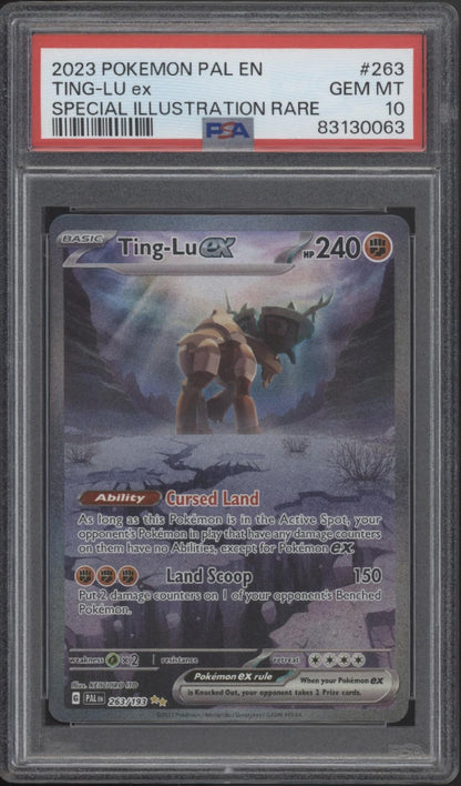 Ting-Lu ex Pokemon Paldea Evolved Special Illustration Rare #263 PSA 10
