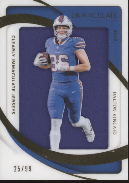 Dalton Kincad 2024 Panini Immaculate Collection Swatch 25/99 #CIJ-DKD