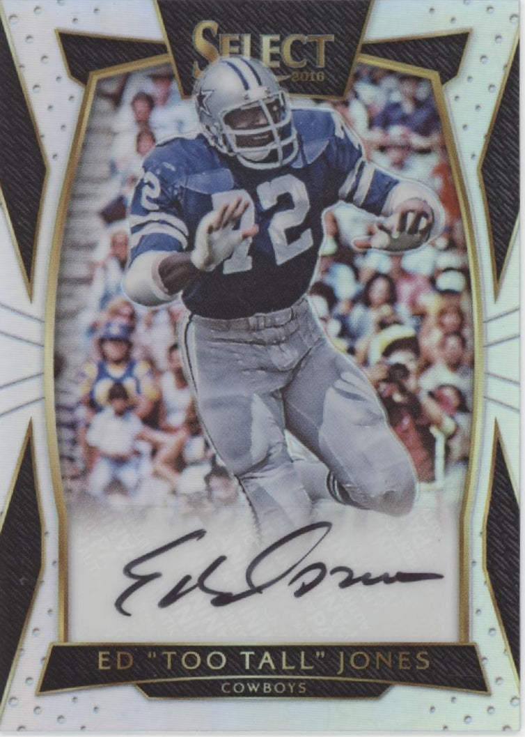 Ed "Too Tall" Jones 2016 Panini Select Prizm Auto 05/35 #S-EJ