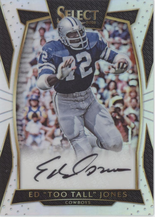 Ed "Too Tall" Jones 2016 Panini Select Prizm Auto 05/35 #S-EJ