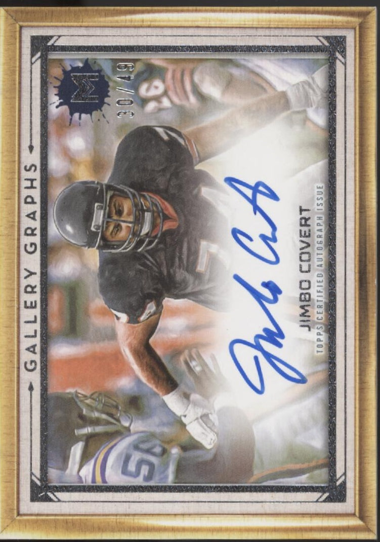 Jimbo Covert 2024 Topps Motif Gallery Graphs Auto 30/49 #GG-JC