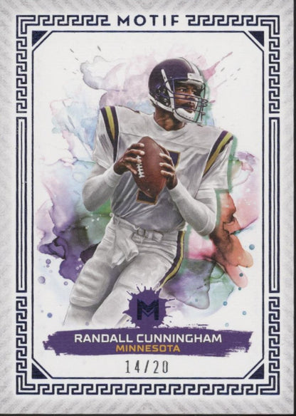 Randall Cunningham 2024 Topps Motif Blue 14/20 #55