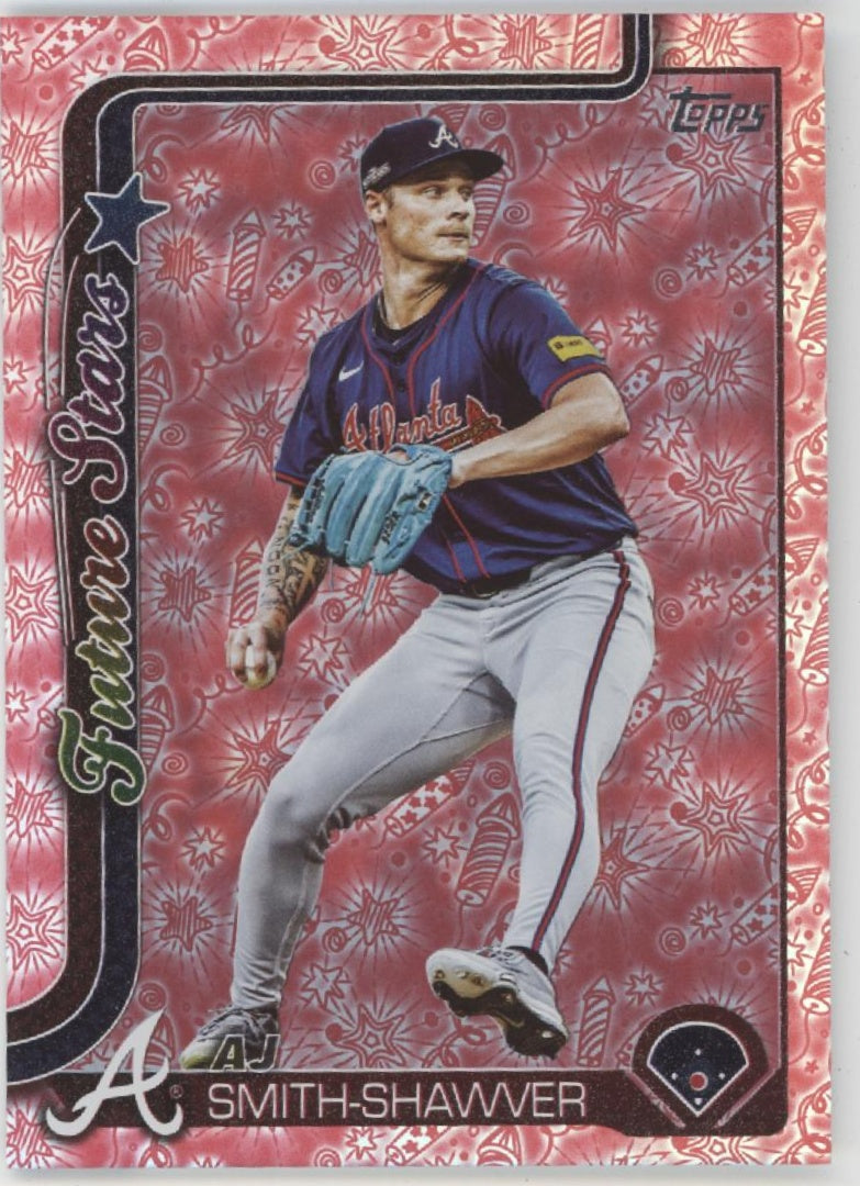 AJ Smith-Shawver 2025 Series 2 Future Stars Value Box Holiday Fireworks 2/5