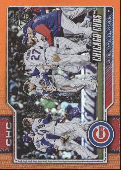 Chicago Cubs 2026 Topps Series 1 Orange Holo 12/25 #320