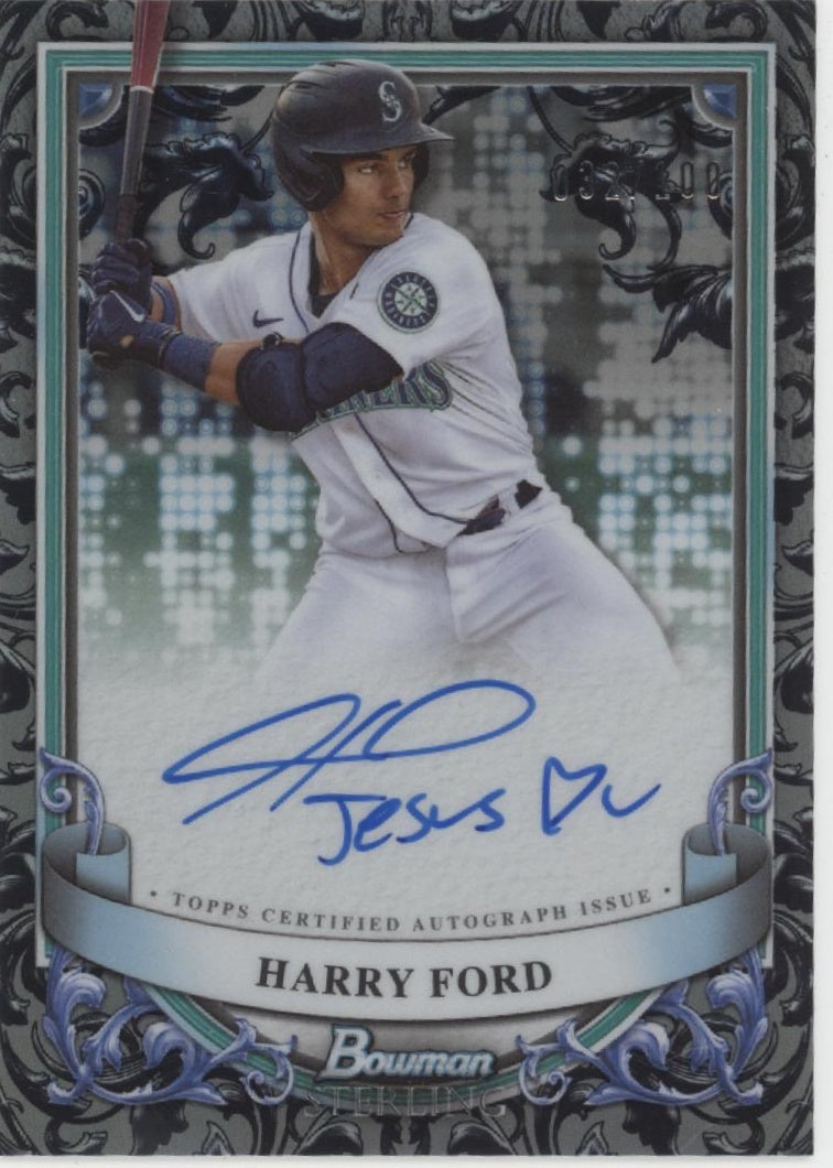 Harry Ford 2024 Bowman Sterling Auto 032/100 #PA-HF