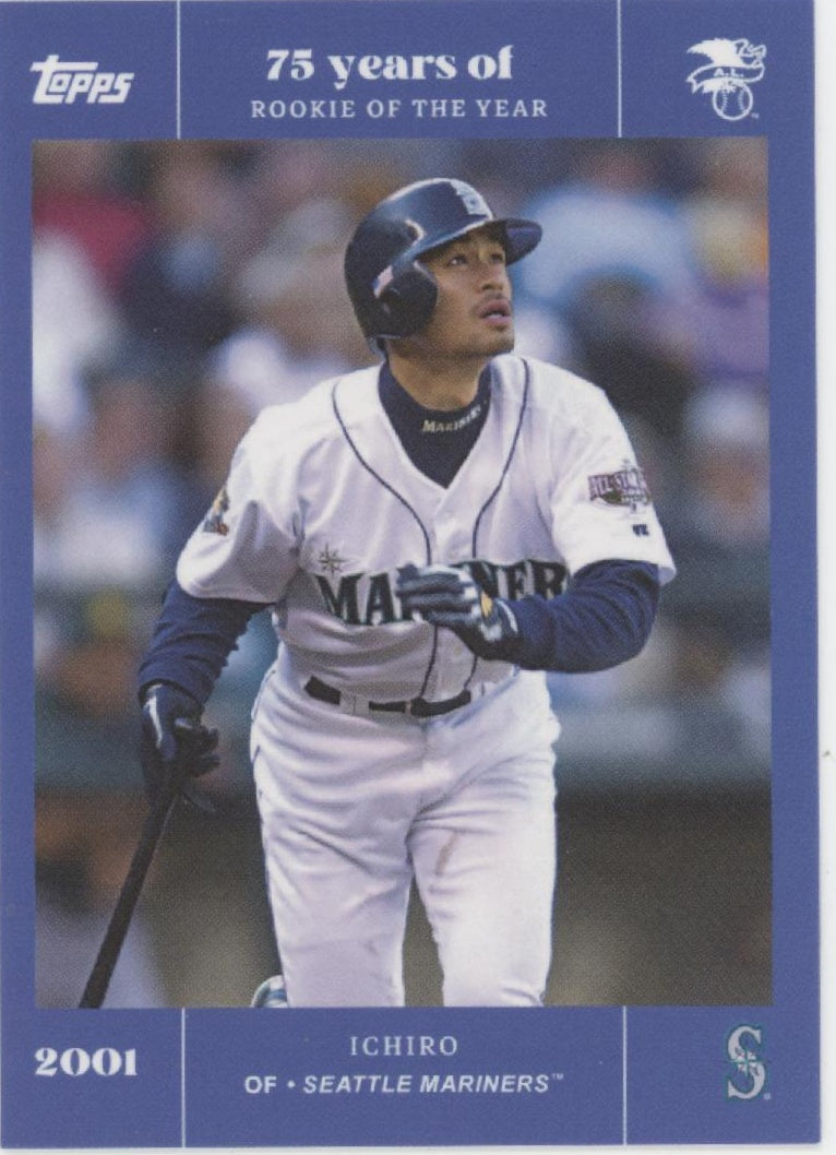 Ichiro Suzuki 2002 Topps 75 Years of Rookie of the Year 22/25 #34