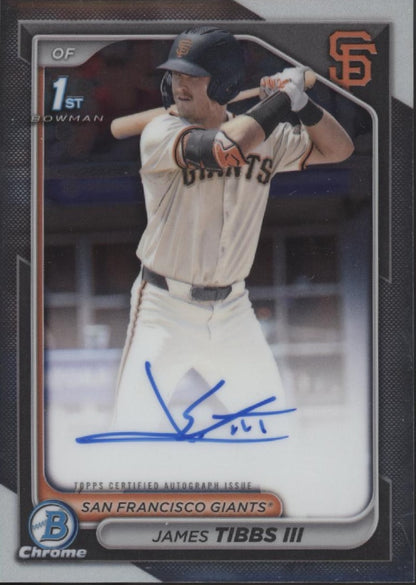 James Tibbs III 2024 Bowman Chrome Auto #CPA-JT