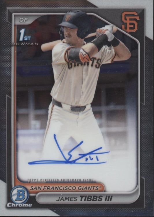 James Tibbs III 2024 Bowman Chrome Auto #CPA-JT