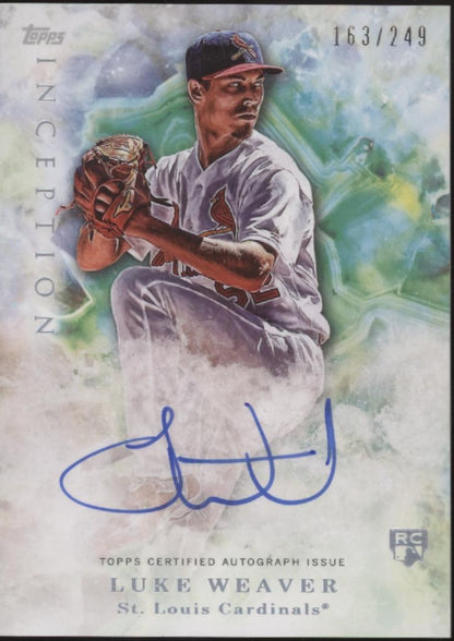 Luke Weaver 2017 Topps Inception RC Auto 163/249 #118