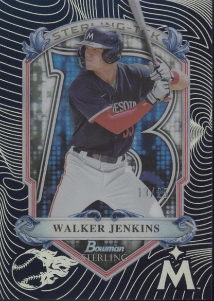 Walker Jenkins 2024 Bowman Sterling-Tek Blue Clear Card 13/25 #ST-24