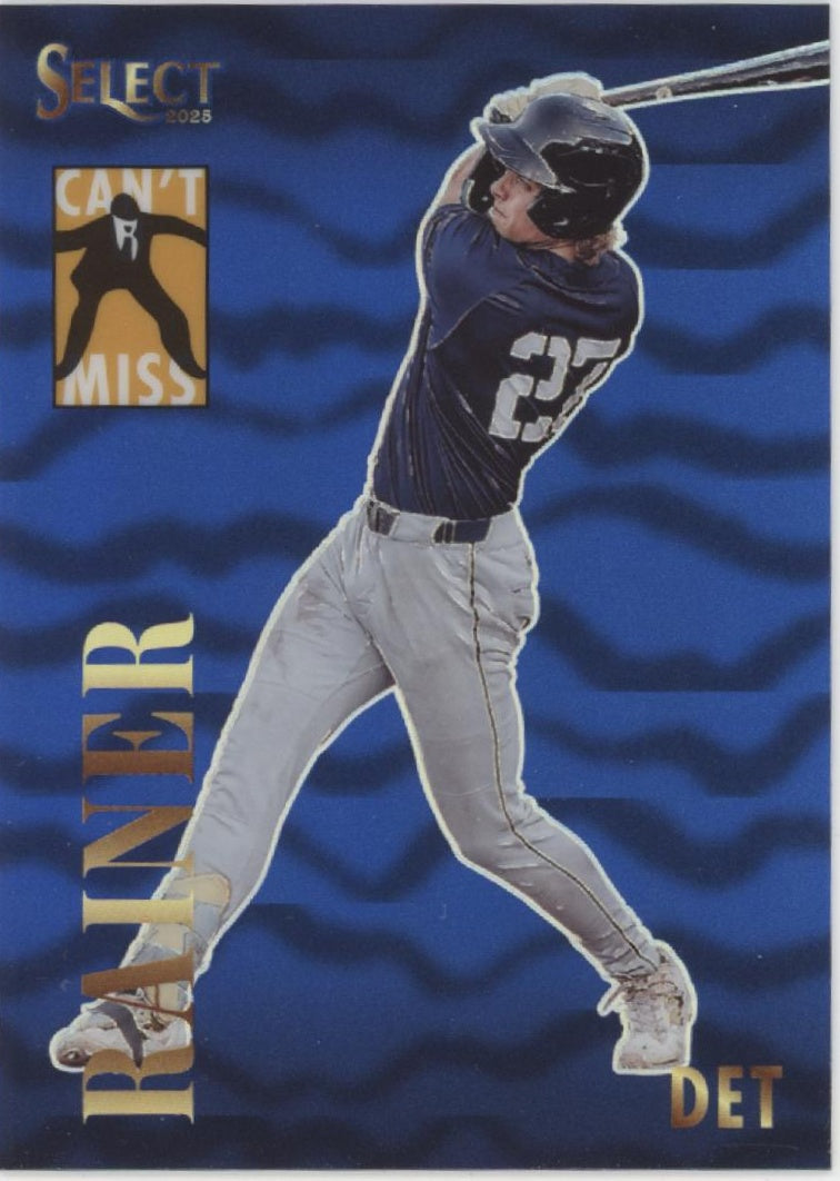 Bryce Rainer 2025 Panini Select Can't Miss Prizm 17/49 #13