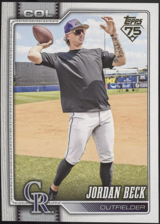 Jordan Beck 2026 Topps Series 1 #12