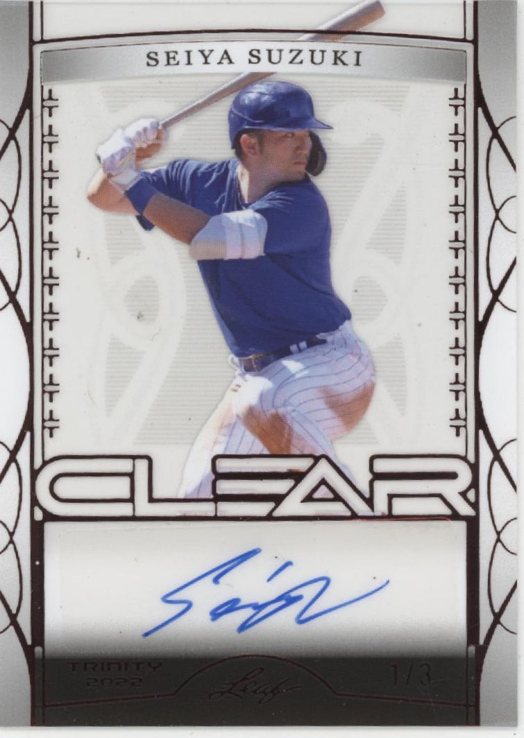 Seiya Suzuki 2022 Leaf Clear Red Auto #CA-CRJ