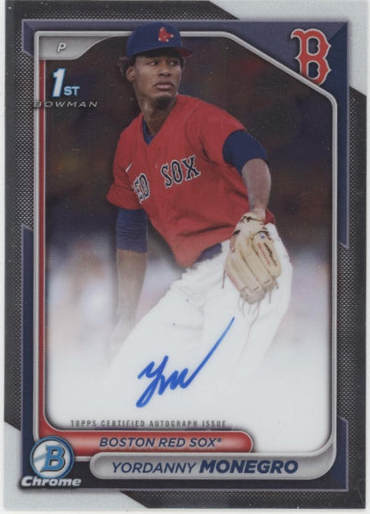 Yordanny Monegro 2024 Bowman Chrome Auto #CPA-YM