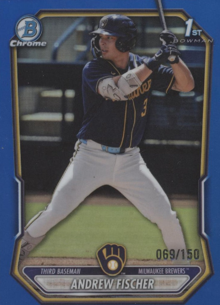Andrew Fischer 2026 Bowman Chrome Blue Refractor 069/150 #BCP-149