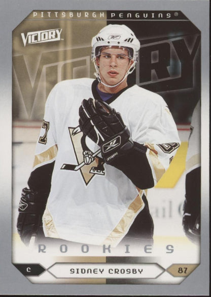 Sidney Crosby 2005-06 Upper Deck Series 2 Victory RC #285
