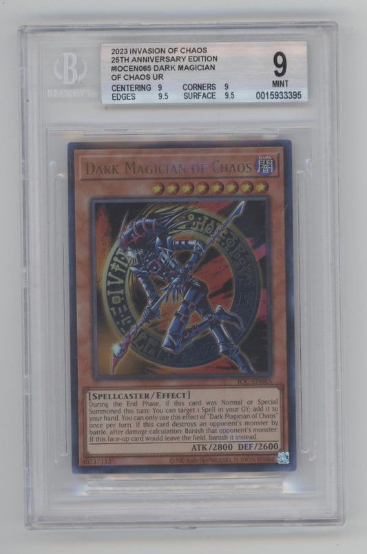Dark Magician of Chaos Yu-Gi-Oh! 25th Anniversary Edition #EN065 Beckett 9