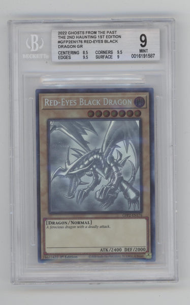 yugioh ghosts from the past card price Red-Eyes Black Dragon Yu-Gi-Oh! Ghosts From the Past 2nd Haunting 1st Ed  BGS 9