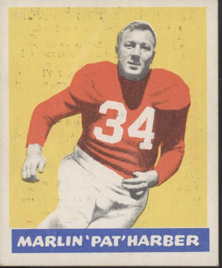 Marlin Harber 1948 Leaf #33 Chicago Cardinals EX
