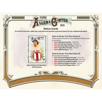 2025 Topps Allen & Ginter Baseball Fat Pack