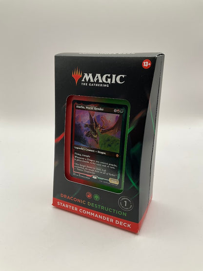 Magic the Gathering: Draconic Destruction Starter Commander Deck Magic the Gathering: Draconic Destruction Starter Commander Deck