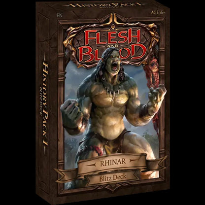 Flesh and Blood: History Pack 1 Blitz Deck Display