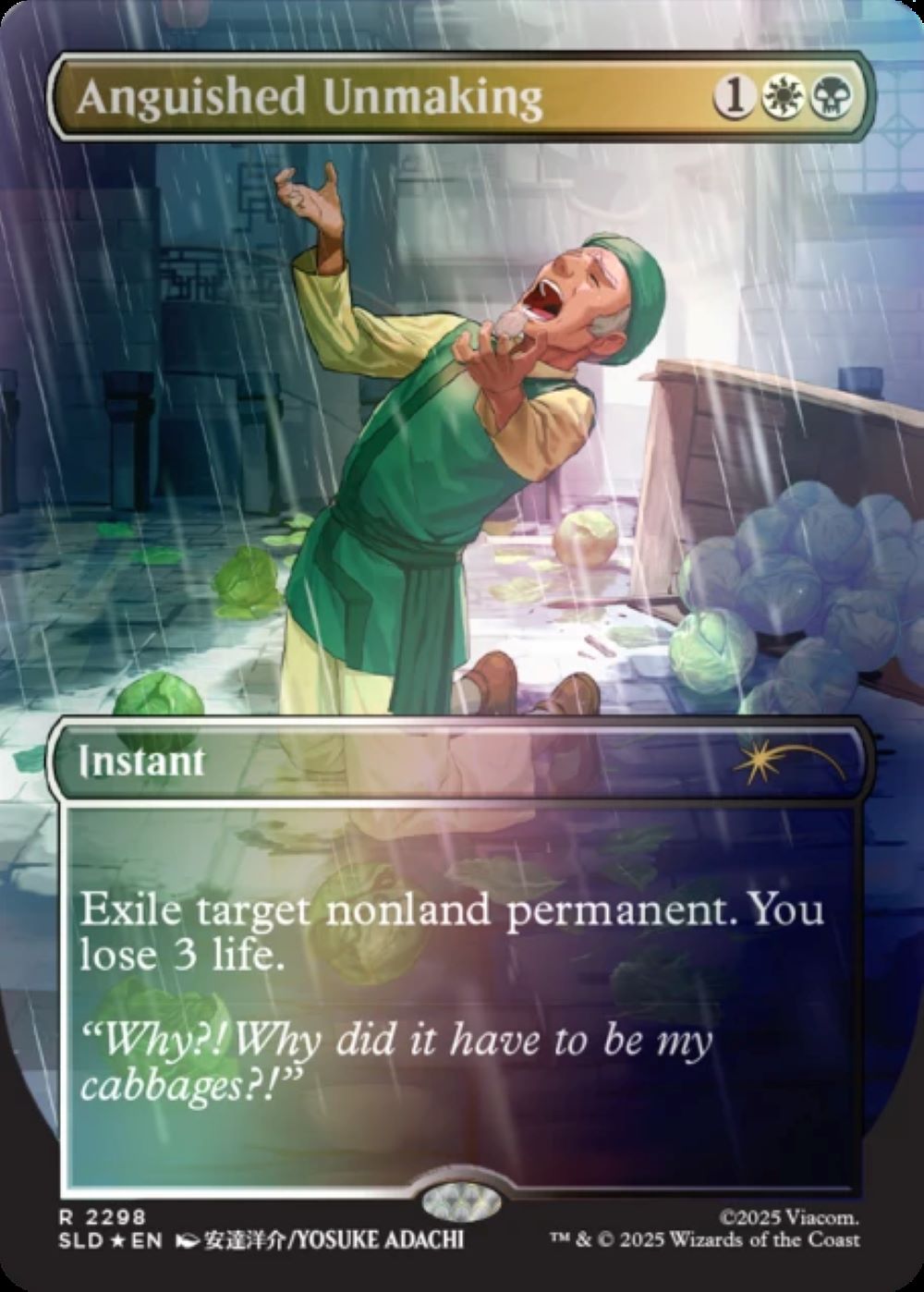 Magic the Gathering Avatar the Last Air Bender Secret Lair - My Cabbages! [Rainbow Foil Edition]