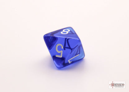 Chessex: Prism Translucent GM and Beginner Player Polyhedral 7-Dice Set