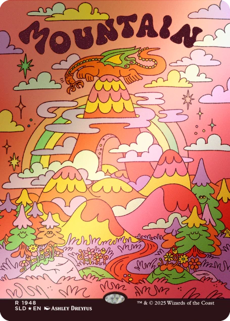 Magic the Gathering: Flower Power Secret Lair [Rainbow Foil]