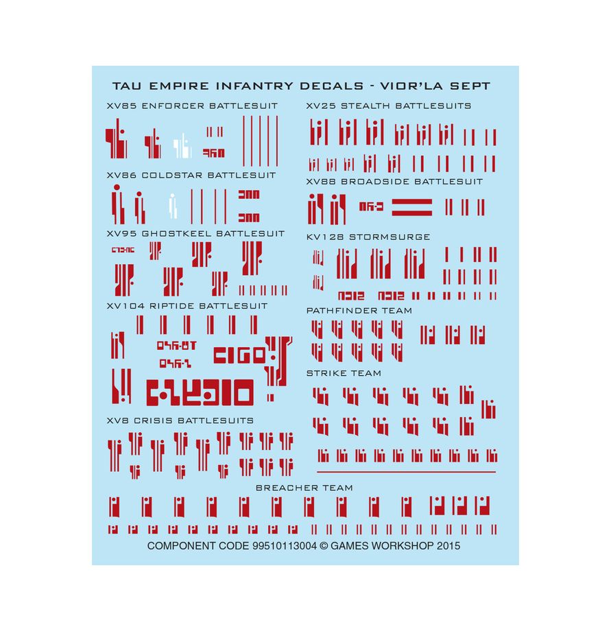 Warhammer 40K Kill Team: XV26 Stealth Battlesuits*Expected Release Date 02-07-2026*