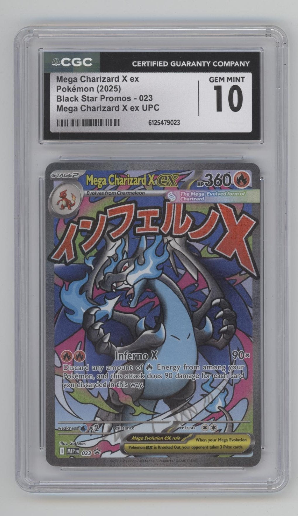 Mega Charizard X ex Pokemon Ultra Premium Collection #023 CGC 10 #1