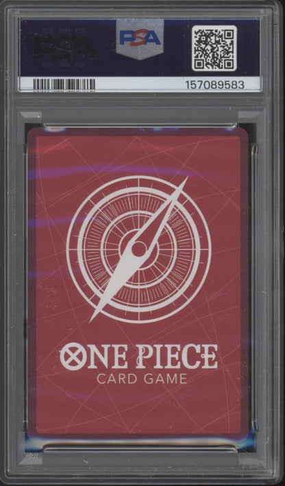 Edward Newgate Pokemon OP02 Alternate Art #001 PSA 10