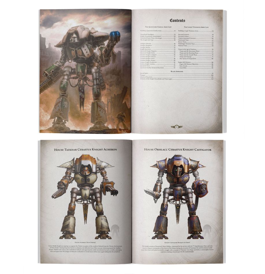 Warhammer The Horus Heresy: Liber Questoris - Knights and Titans Army Book