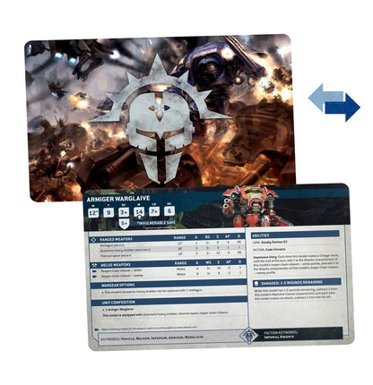 Warhammer 40K: Datasheet Cards - Imperial Knights