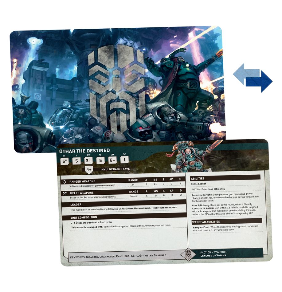 Warhammer 40K: Leagues of Votann - Datasheet Cards