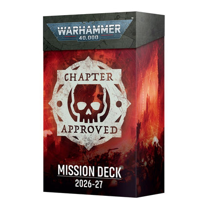 Warhammer 40K: Chapter Approved 2026-27 Mission Deck *Expected Release Date 6-27-2026*