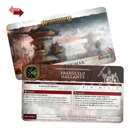 Warhammer Age of Sigmar: Warscroll Cards - Cities of Sigmar