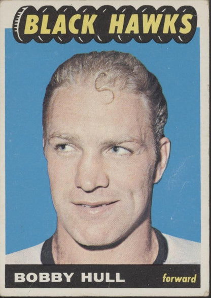 Bobby Hull 1965-66 Topps #59 Chicago Black Hawks VG