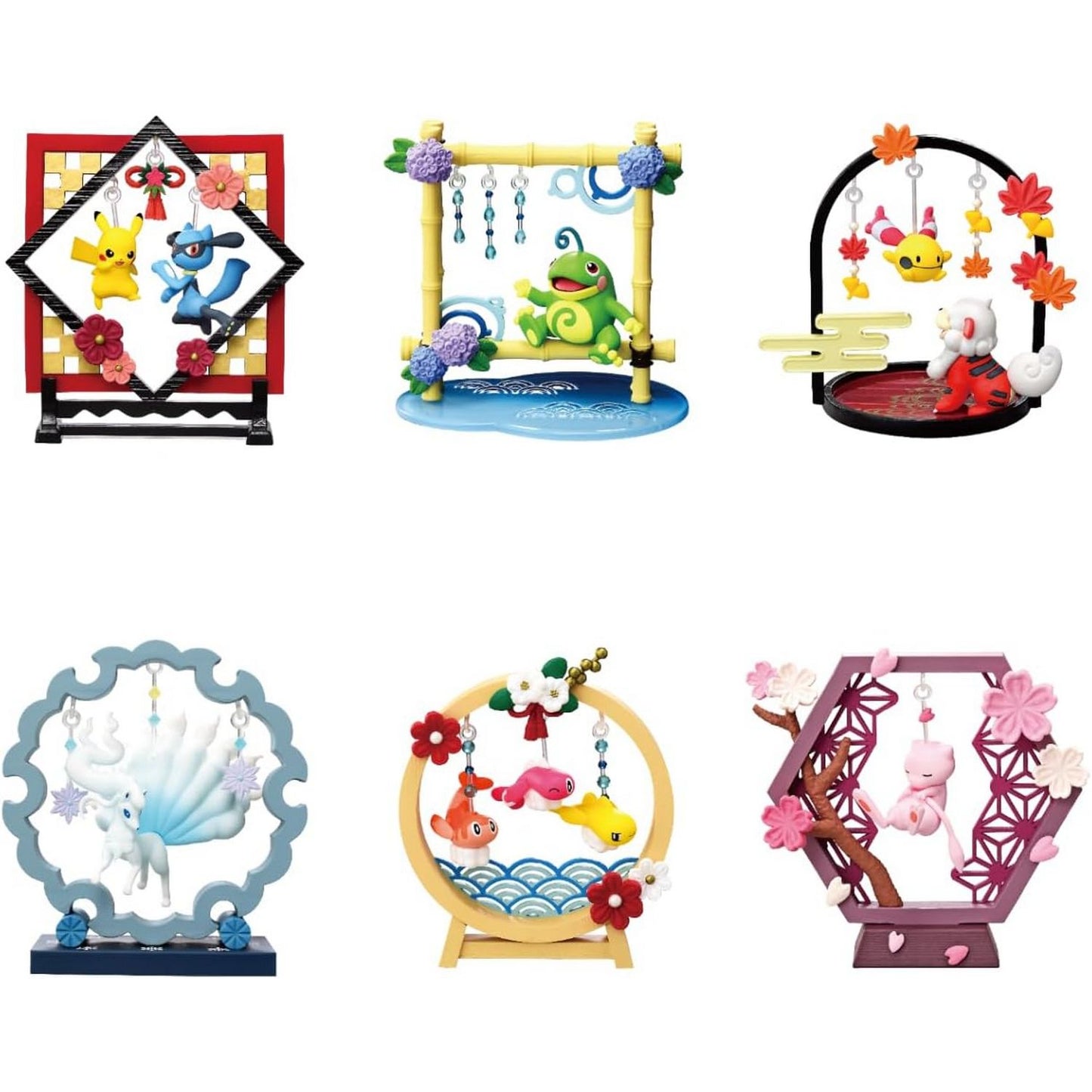 Re-Ment Pokemon Funwari Yurarin Soft and Swaying Decoration Blind Box