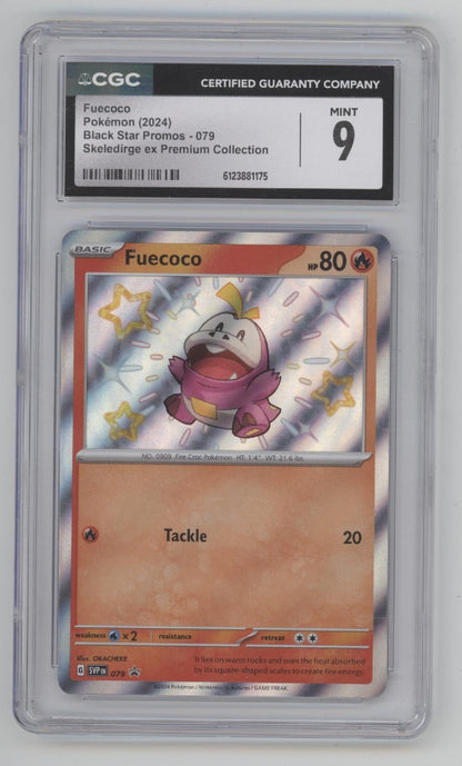 Fuecoco Pokemon Skeledirge ex Premium Collection Promo #079 CGC 9