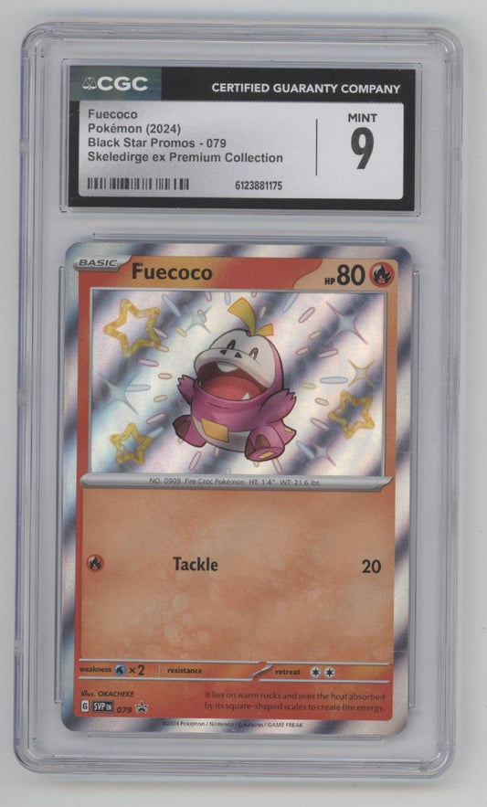 Fuecoco Pokemon Skeledirge ex Premium Collection Promo #079 CGC 9