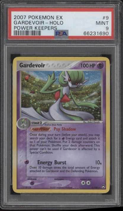 Gardevoir Pokemon Power Keepers Holo #9 PSA 9
