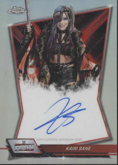 Kairi Sane 2026 Topps Chrome Red Brand Chrome Auto #RBA-KAI