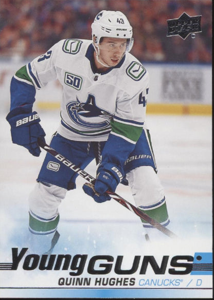 Quinn Hughes 2019-20 Upper Deck Series 1 Young Guns RC #249