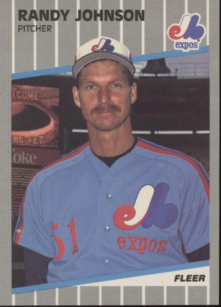 Randy Johnson 1989 Fleer RC #381 #1