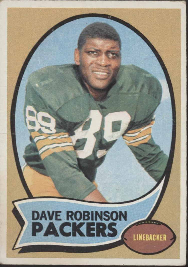 Dave Robinson 1970 Topps #102 Green Bay Packers