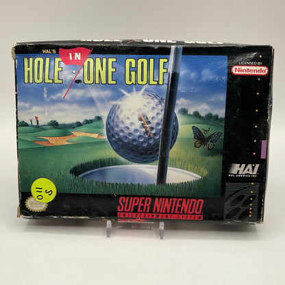 Hal's Hole in One Golf Super Nintendo Used