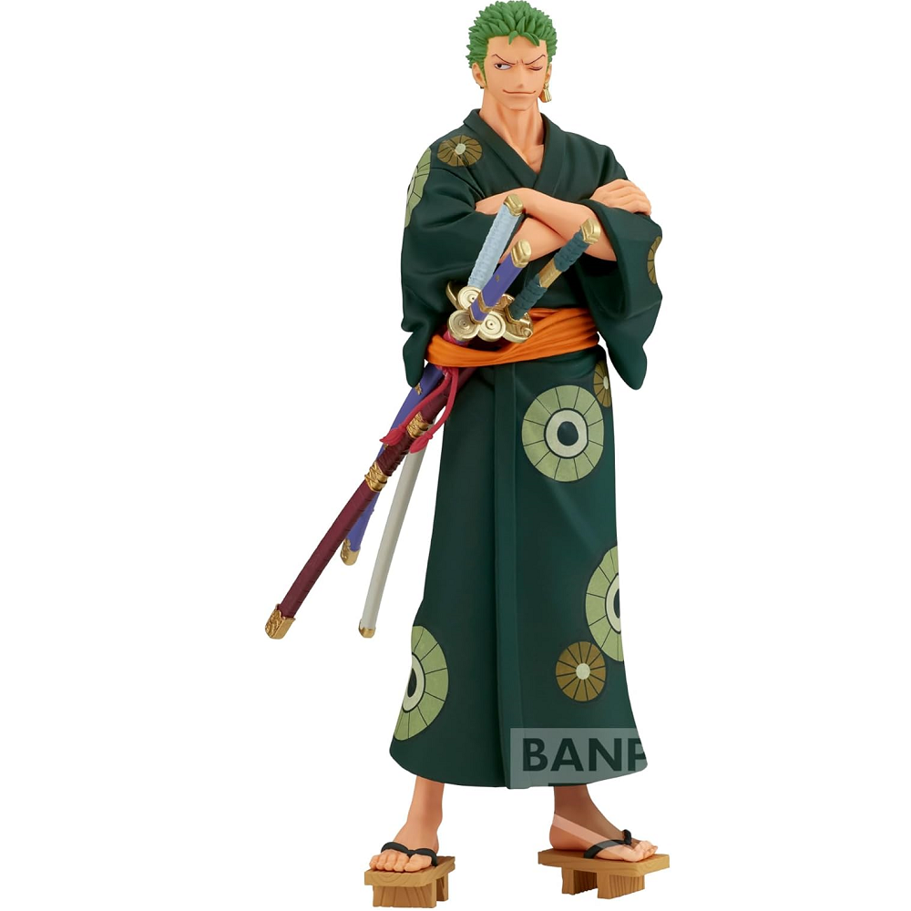 Bandai: One Piece The Grandline Series Roronoa Zoro Figure