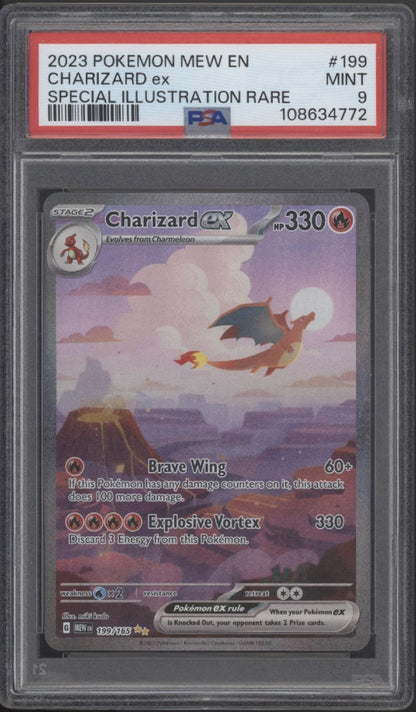 Charizard ex Pokemon 151 Special Illustration Rare #199 PSA 10